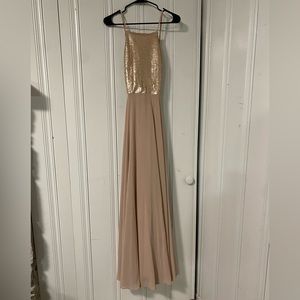 Lulu’s Maxi Blush dress size Large